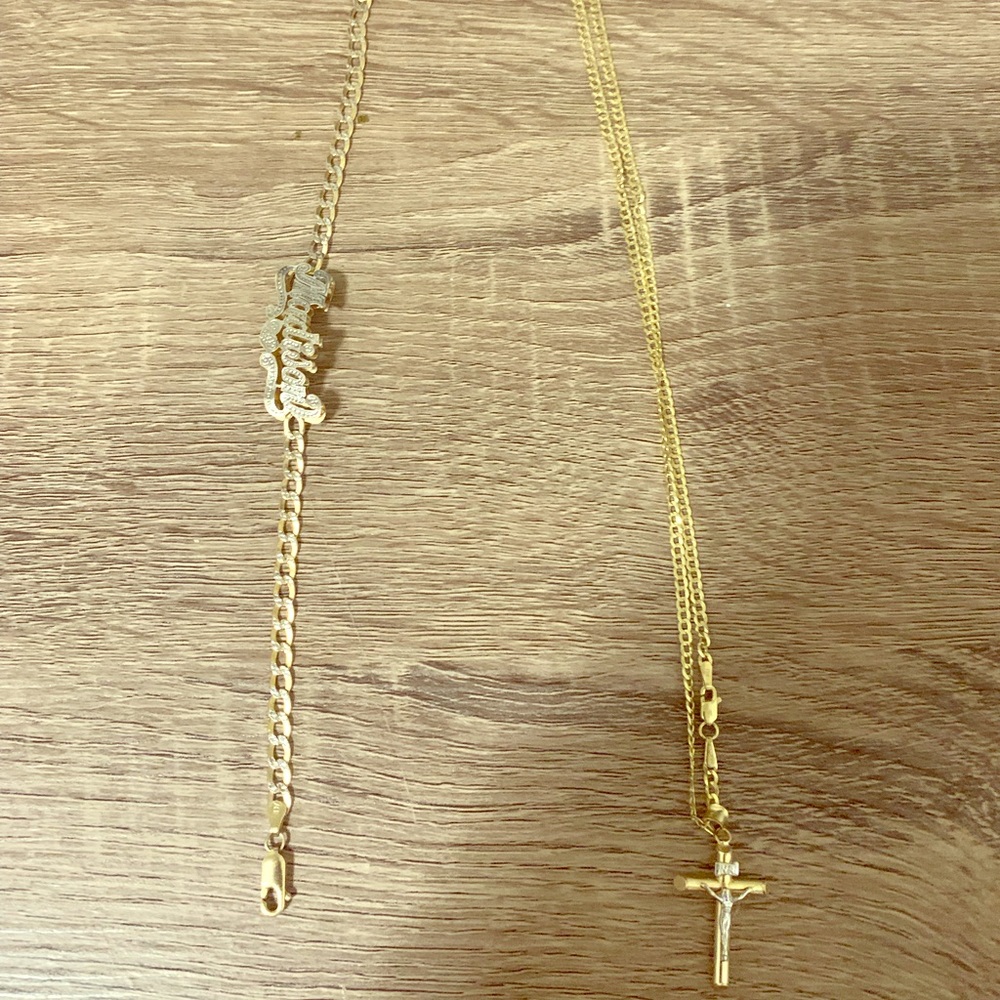 14k Toddler Chain & Bracelet